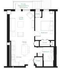 One Bedroom B1B