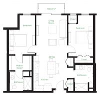 Two Bedroom C1ACC
