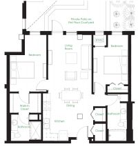 Two Bedroom C1A