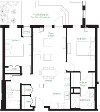 Two Bedroom C1F